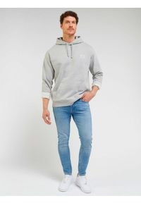 Lee - LEE MĘSKA BLUZA CORE LOOSE HOODIE SHARP GREY MELE 112341676 L84W011720 #2