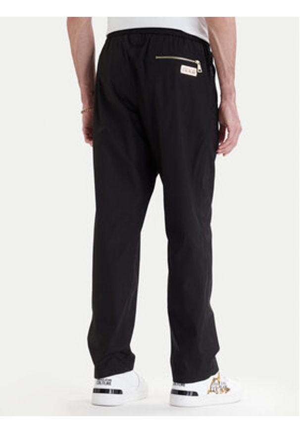 Versace Jeans Couture Spodnie materiałowe 80GAA100 N0132 Czarny Regular Fit. Kolor: czarny. Materiał: bawełna