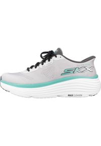 skechers - Buty SKECHERS MAX CUSHIONING END Szary. Kolor: szary. Materiał: syntetyk, tkanina. Model: Skechers Sport. Sport: turystyka piesza #2