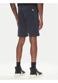 Mustang Szorty materiałowe Amsterdam 1016450 Granatowy Slim Fit. Kolor: niebieski. Materiał: bawełna #4