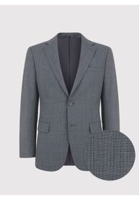Pako Lorente - PAKO LORENTE – Marynarka garniturowa w kolorze szarym. Okazja: na ślub cywilny, na wesele. Kolor: szary. Materiał: wełna, poliester. Wzór: gładki. Styl: młodzieżowy #7