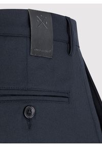Pako Lorente - PAKO LORENTE – Casualowe granatowe spodnie męskie. Okazja: na co dzień. Kolor: niebieski. Materiał: poliester, wiskoza, elastan. Wzór: gładki. Sezon: jesień. Styl: casual #2