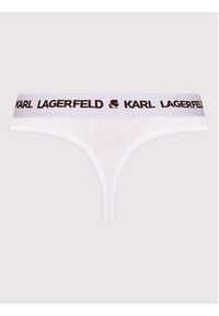 Karl Lagerfeld - KARL LAGERFELD Komplet 2 par stringów Logo Set 211W2126 Biały. Kolor: biały. Materiał: lyocell #5