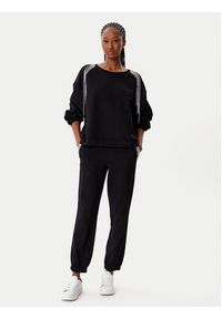 TwinSet - TWINSET Bluza 252LI2MCC Czarny Regular Fit. Kolor: czarny. Materiał: bawełna