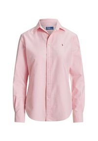 Polo Ralph Lauren Koszula 211891377002 Różowy Regular Fit. Typ kołnierza: polo. Kolor: różowy. Materiał: bawełna #4
