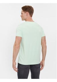 TOMMY HILFIGER - Tommy Hilfiger T-Shirt MW0MW10800 Zielony Slim Fit. Kolor: zielony. Materiał: bawełna #3