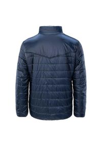 Elbrus - Kurtka Ocieplana Męska Pikowanie Tennes. Kolor: niebieski. Materiał: puch. Sport: turystyka piesza