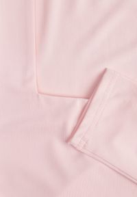 Born2be - Jasnoróżowa Elastyczna Bluzka z Kwadratowym Dekoltem z Wiskozą Doriore. Okazja: na co dzień. Typ kołnierza: dekolt kwadratowy. Kolor: różowy. Materiał: wiskoza. Styl: elegancki, klasyczny, casual #3