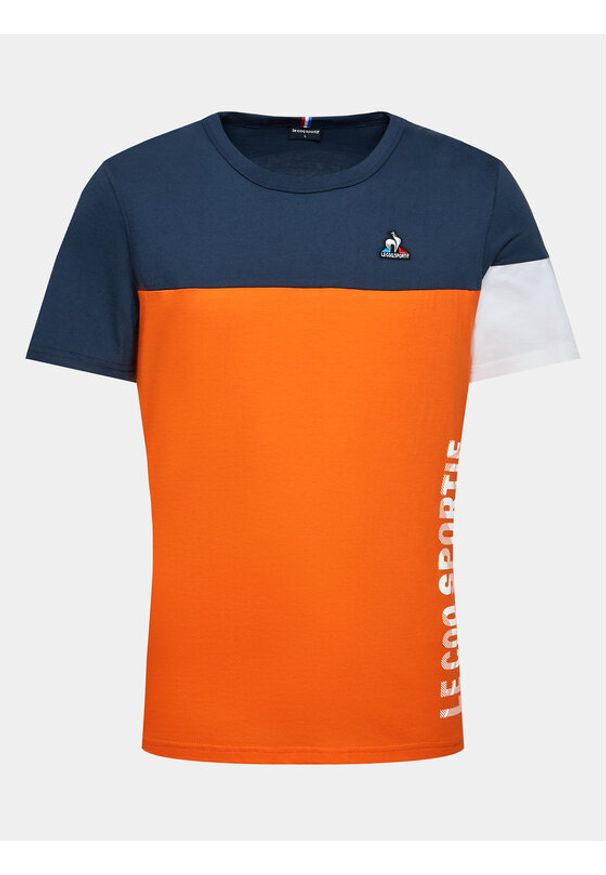 Le Coq Sportif T-Shirt Unisex 2320646 Pomarańczowy Regular Fit. Kolor: pomarańczowy. Materiał: bawełna