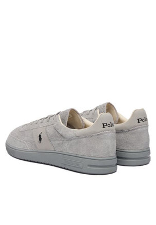 Polo Ralph Lauren Sneakersy 809P01617001 Szary. Kolor: szary. Materiał: skóra, zamsz