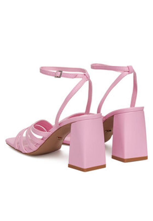 DeeZee Sandały LE527-5 Różowy. Kolor: różowy. Materiał: syntetyk, materiał