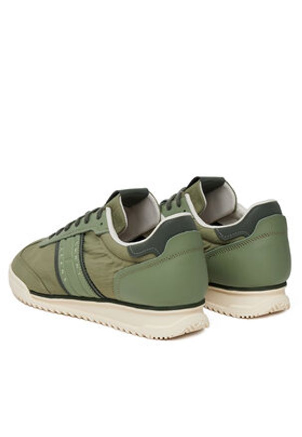 Tommy Jeans Sneakersy Tjm Runner Cleated Mix Mat. EM0EM01598 Zielony. Kolor: zielony. Materiał: materiał