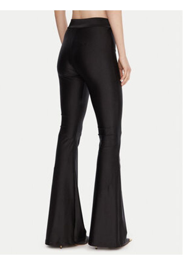 Just Cavalli Legginsy 79PAC1C1 J0108 Czarny Flare Fit. Kolor: czarny. Materiał: bawełna