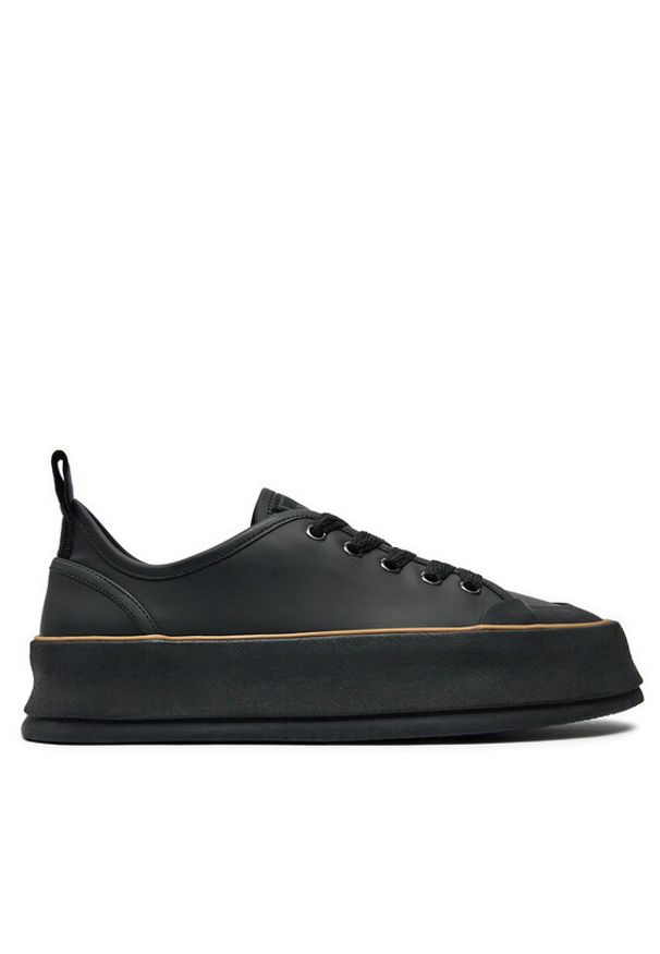 Max Mara Trampki Prefallsneaker 2424766011 Czarny. Kolor: czarny. Materiał: skóra