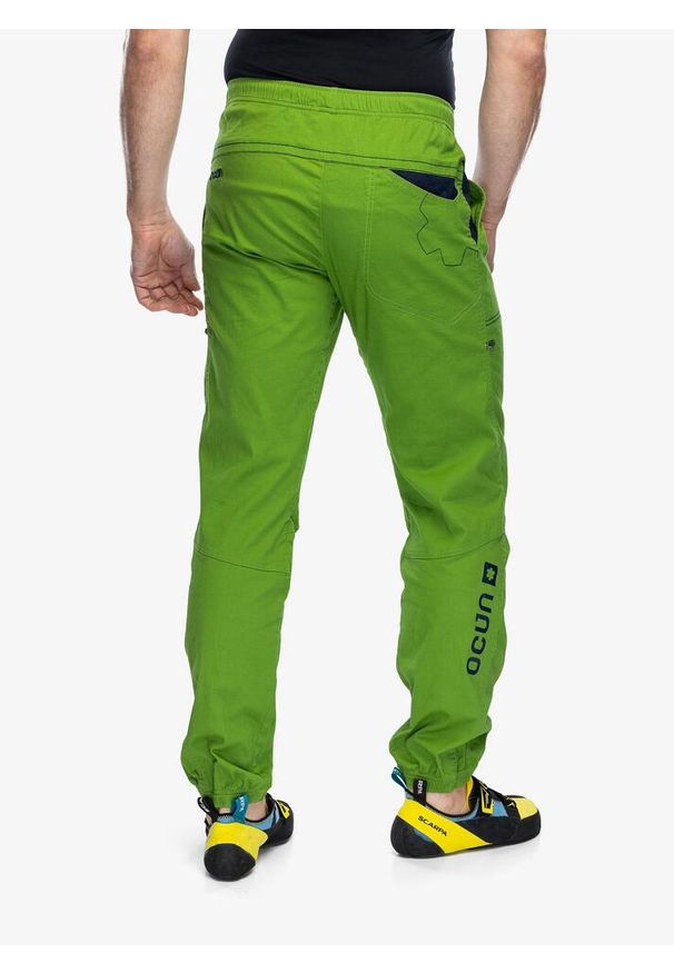 OCUN - Spodnie wspinaczkowe męskie Ocun Jaws Pants. Kolor: zielony