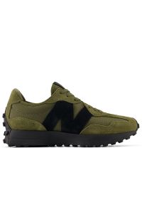 Buty unisex New Balance U3274FO - zielone. Okazja: na co dzień. Zapięcie: sznurówki. Kolor: zielony. Materiał: materiał, prążkowany, skóra, guma, zamsz. Szerokość cholewki: normalna #1