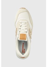 New Balance sneakersy CW997HLG kolor beżowy. Nosek buta: okrągły. Zapięcie: sznurówki. Kolor: beżowy. Materiał: guma #3