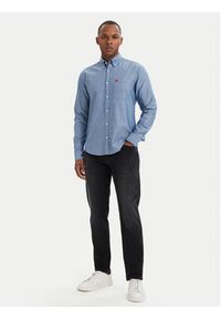 Hugo - HUGO Koszula Evito 50479302 Niebieski Slim Fit. Kolor: niebieski. Materiał: bawełna #2