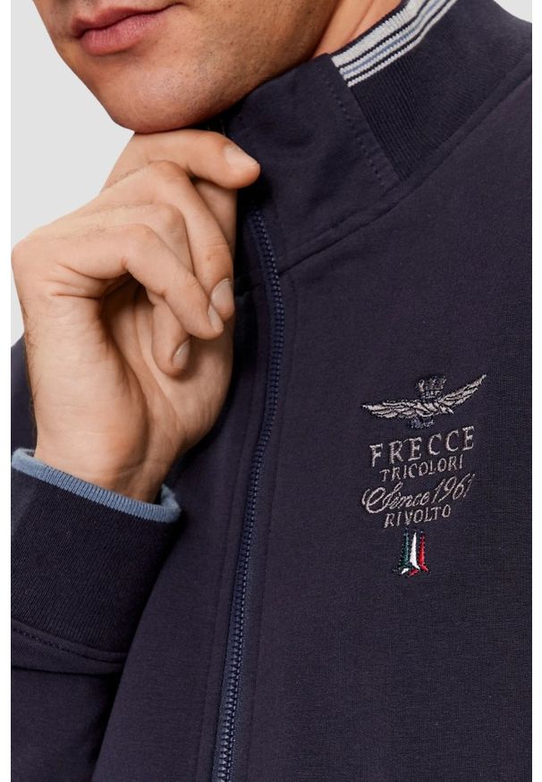 Aeronautica Militare - AERONAUTICA MILITARE Granatowa męska bluza, Rozmiar M. Kolor: niebieski