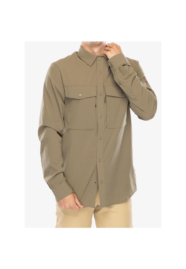 Fjällräven - Koszula podróżnicza męska Fjallraven Abisko Trekking Shirt. Kolor: zielony