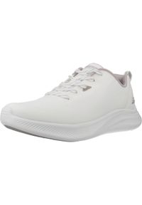 skechers - Kapcie SKECHERS BOBS MODE FLEX Biały. Kolor: biały. Materiał: syntetyk, tkanina. Styl: sportowy