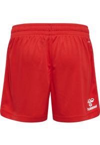 Spodenki piłkarskie dziecięce Hummel Core XK Poly Shorts. Kolor: różowy, wielokolorowy, czerwony. Sport: piłka nożna