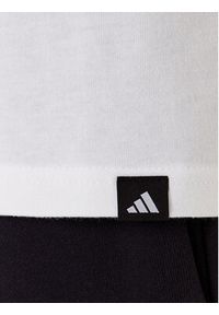 Adidas - adidas T-Shirt Slide Graphic JY8687 Biały Regular Fit. Kolor: biały. Materiał: bawełna #5