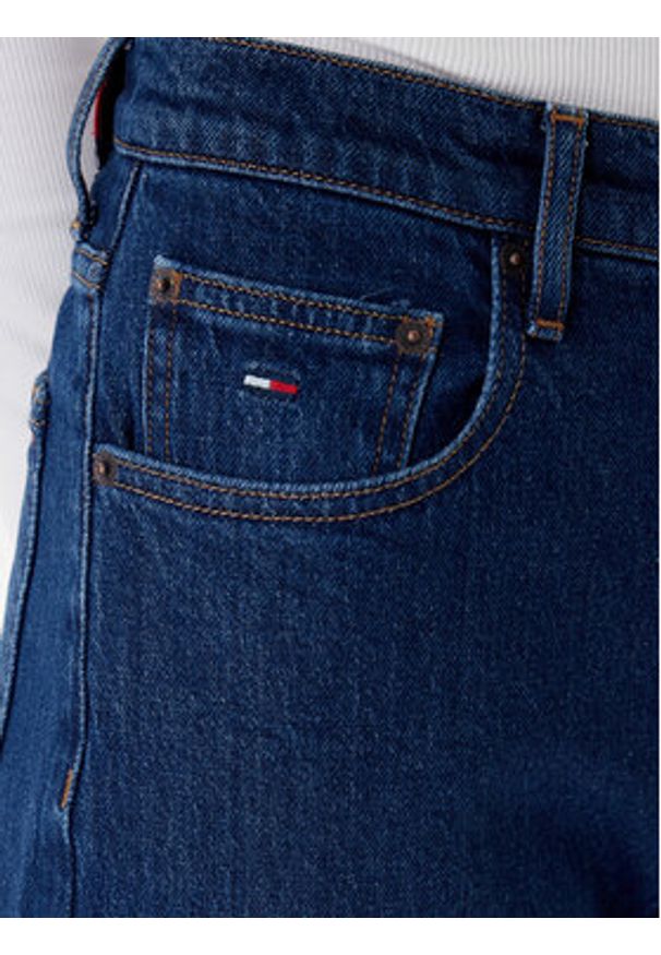 Tommy Jeans Jeansy DW0DW22446 Niebieski Mom Fit. Kolor: niebieski
