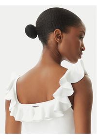 MICHAEL Michael Kors Bluzka MS661G033D Biały Slim Fit. Kolor: biały. Materiał: wiskoza #2