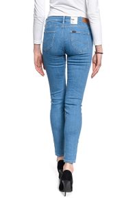 Lee - LEE SCARLETT SKINNY DAMSKIE SPODNIE JEANSOWE BRIGHT BLUE L526MANT #8