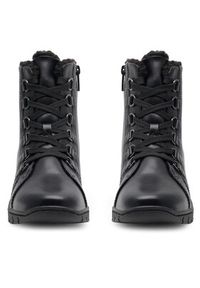 Clara Barson Trzewiki WS6075-10 Czarny. Kolor: czarny. Materiał: skóra #8