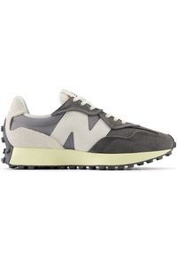 Buty unisex New Balance U327WRF – szare. Okazja: na co dzień. Kolor: szary. Materiał: skóra, guma, zamsz, materiał. Szerokość cholewki: normalna