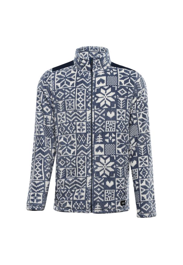 ALPINE PRO - Pánská fleecová mikina se supratherm EFLIN. Kolor: niebieski. Materiał: polar. Sport: turystyka piesza