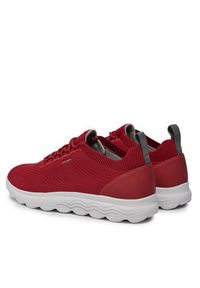 Geox Sneakersy U Spherica U15BYA 0006K C7020 Czerwony. Kolor: czerwony. Materiał: materiał, mesh #4