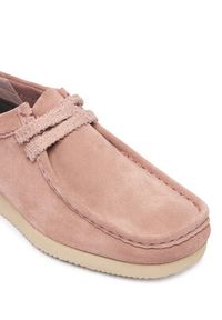 Clarks Półbuty Wallabee Lite. 26328429 Różowy. Kolor: różowy. Materiał: skóra, zamsz #5