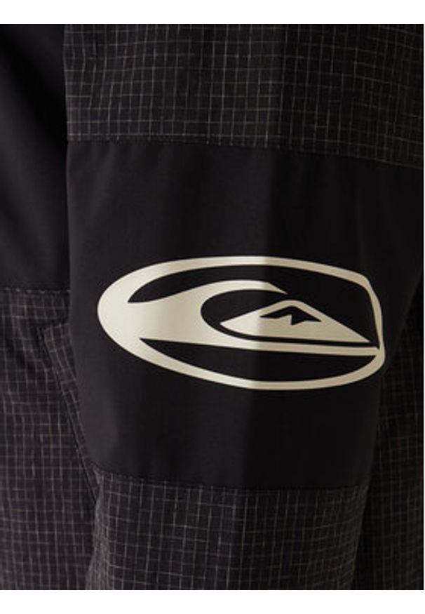 Quiksilver Kurtka snowboardowa Hight In The Hood JK EQYTJ03517 Czarny Relaxed Fit. Kolor: czarny. Materiał: syntetyk. Sport: snowboard