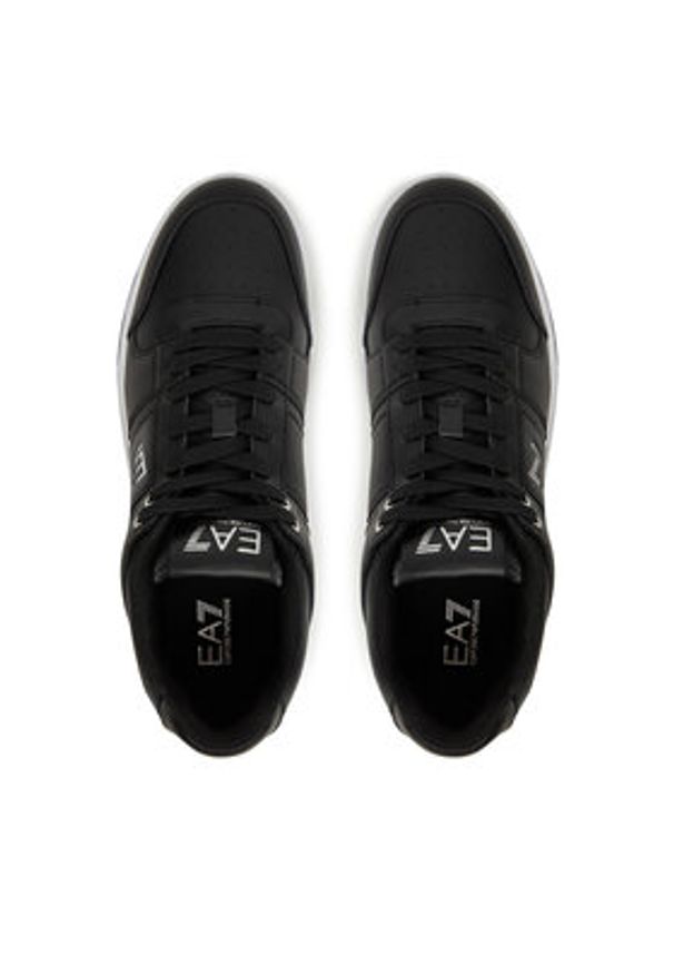 EA7 Emporio Armani Sneakersy X8X234 XK422 R939 Czarny. Kolor: czarny. Materiał: skóra