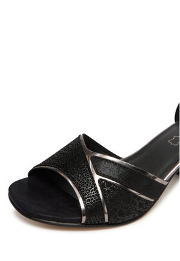 Lasocki Sandały WB-866-12 Czarny. Kolor: czarny. Materiał: skóra, zamsz