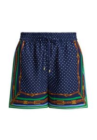 Lauren Ralph Lauren - LAUREN RALPH LAUREN Szorty materiałowe 200B20822001 Granatowy Regular Fit. Kolor: niebieski. Materiał: syntetyk #3