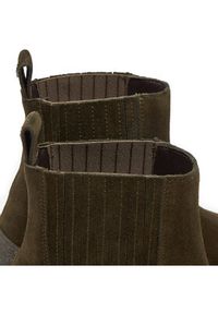 Weekend Max Mara Sztyblety Genepi 24257960556 Khaki. Kolor: brązowy. Materiał: zamsz, skóra #6