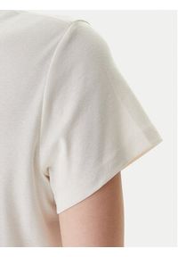 Mustang T-Shirt Rosewood 1016758 Écru Regular Fit. Materiał: bawełna #4