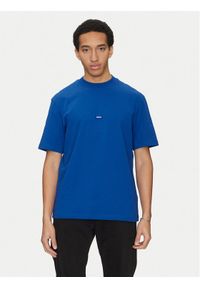 Hugo - HUGO T-Shirt Nieros 50509991 Niebieski Regular Fit. Kolor: niebieski. Materiał: bawełna #1
