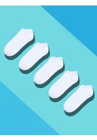 Sinsay - Skarpetki 5 pack - biały. Kolor: biały