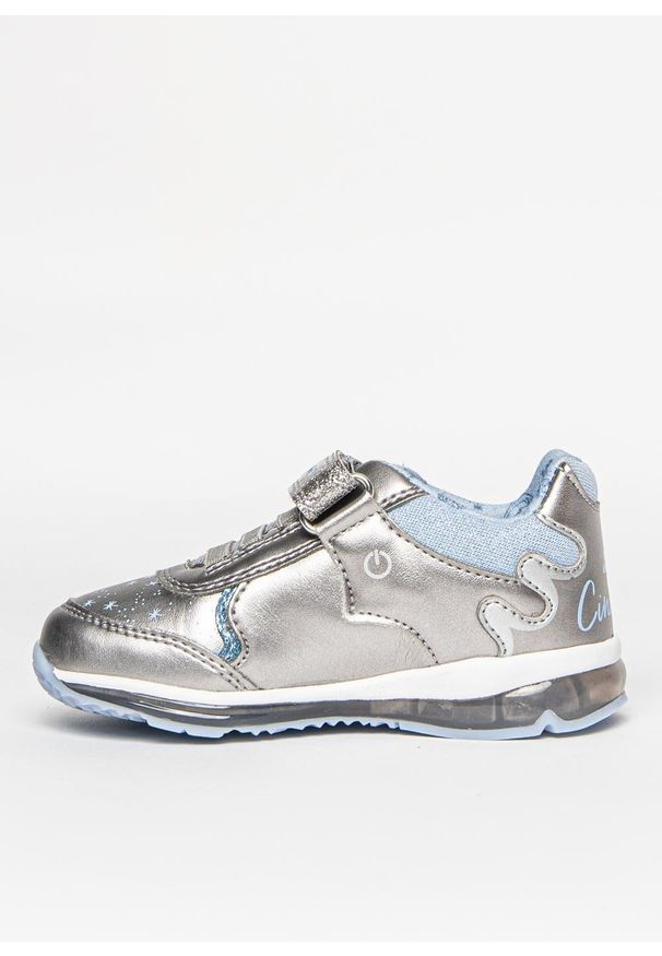 Geox - Sneakersy dziecięce GEOX B Todo G. B (B1685B 000NF C1009). Okazja: na spacer. Kolor: srebrny. Materiał: syntetyk, materiał. Szerokość cholewki: normalna. Sport: turystyka piesza