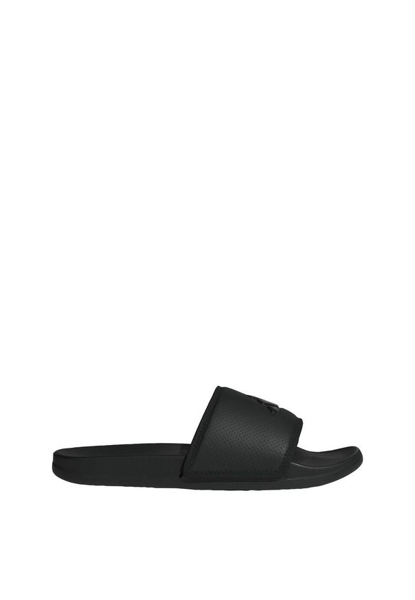 Adidas - Klapki Adilette Komfort. Kolor: czarny. Styl: sportowy