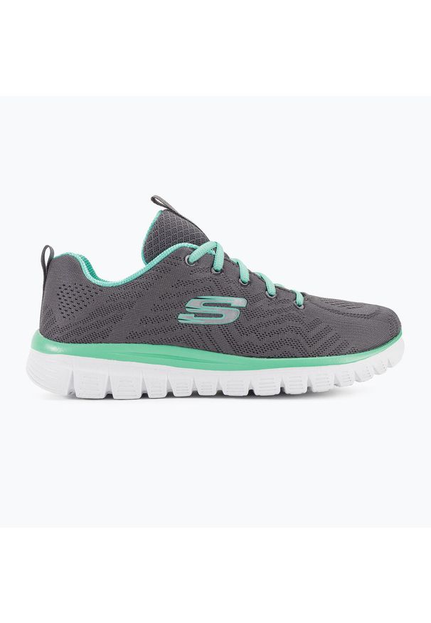 skechers - Buty damskie SKECHERS Graceful Get Connected. Kolor: szary. Model: Skechers Sport. Sport: turystyka piesza