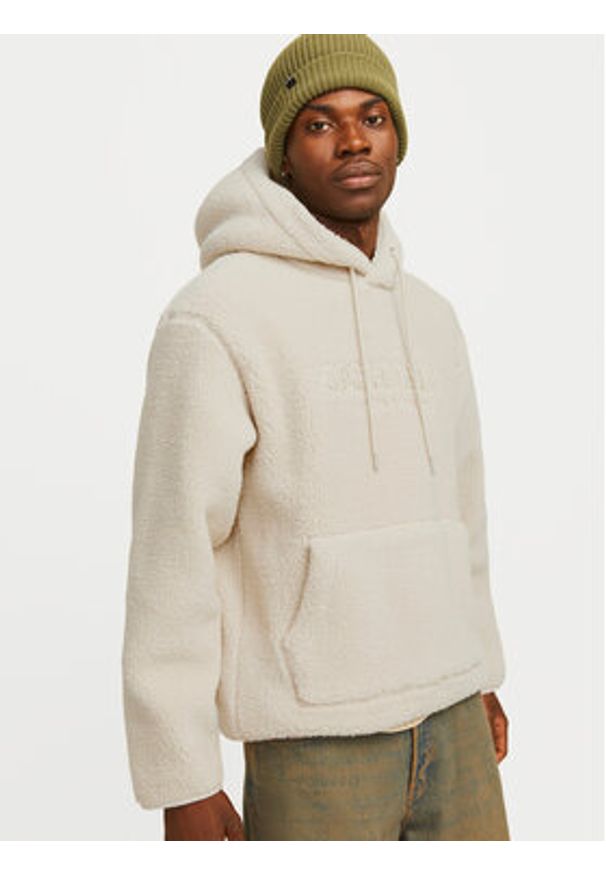 Jack & Jones Bluza Frederiksberg 12263011 Beżowy Loose Fit. Kolor: beżowy. Materiał: syntetyk