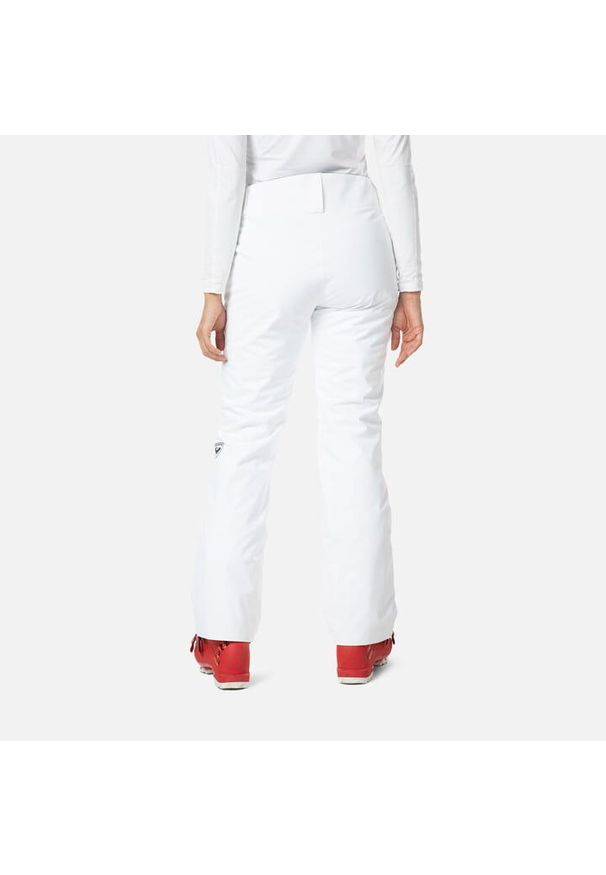 Spodnie narciarskie Rossignol damskie W Staci. Kolor: biały. Sezon: zima. Sport: narciarstwo