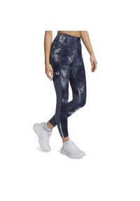 Legginsy do biegania damskie Under Armour Launch Printed Ankle. Kolor: szary. Sport: bieganie
