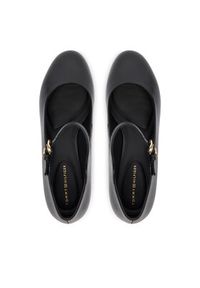 TOMMY HILFIGER - Tommy Hilfiger Czółenka Heeled Maryjane Buckle FW0FW09347 Czarny. Kolor: czarny. Materiał: skóra #5